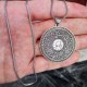 Kişiye Özel Ayet-el Kürsi Yazılı Gümüş Madalyon Kolye